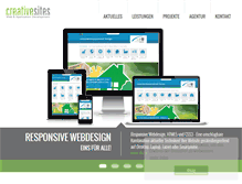 Tablet Screenshot of creativesites.de